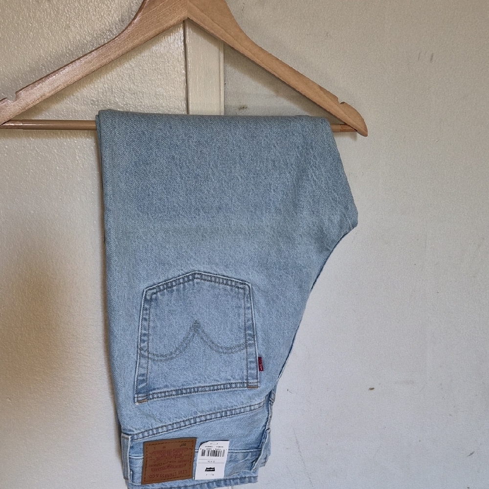 Levi's 501 Original Cropped Blue Jeans